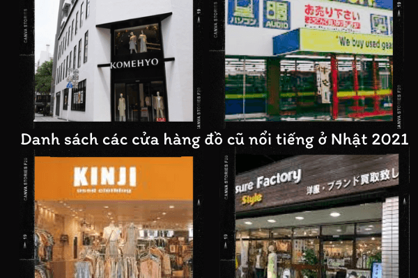 Danh sách các cửa hàng đồ cũ nổi tiếng ở Nhật 2025